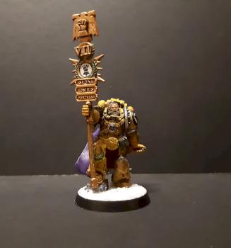 Converted imperial fist legion herald by Bouboufreak
