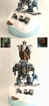forgeworld space wolves dreadnought (better pic) by miniatureheaven