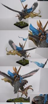 High Elves Prince on Griffon IoB by vermin`