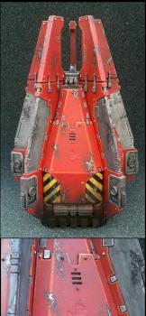 Blood Angel Drop Pod by rumplemaster