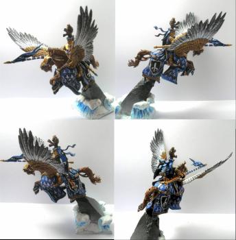 Warhammer Pegasus Knight of Royal Blue by tinman755