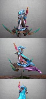 Tzeentch Champion on Disc by Gorgeous_Goblin