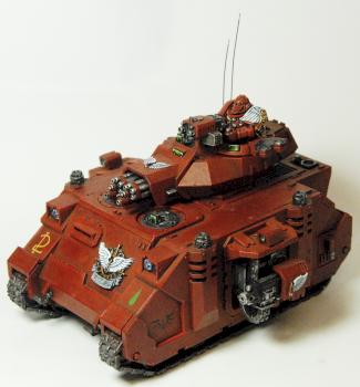 Blood Angels Baal Predator by cyphercodicer1983