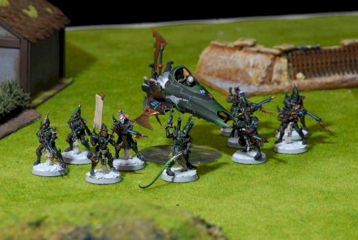 Dark Eldar Kabalite Warriors and Venom by burivuh