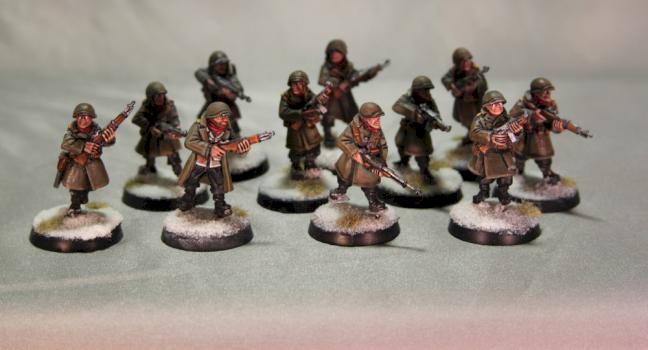 Artizan Designs Winter Bastogne American Rifle Squad by The_Iron_Painter
