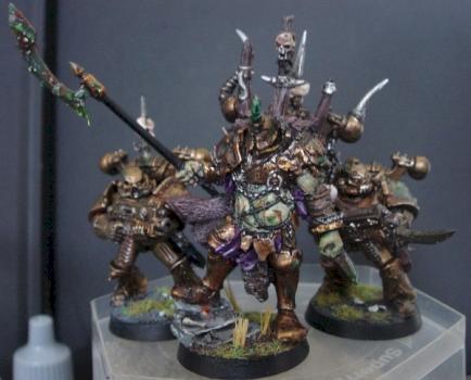 Chaos Marine Nurgle Lord Korrak by dustino