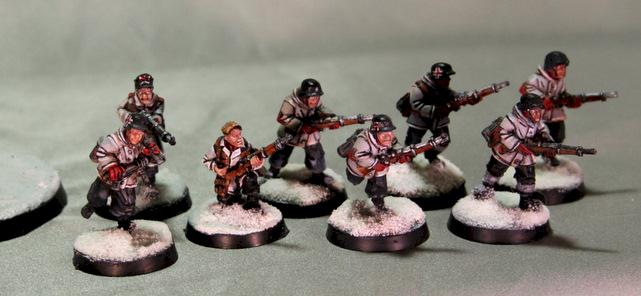 Artizan Designs Winter Bastogne German Infantry Squad by The_Iron_Painter