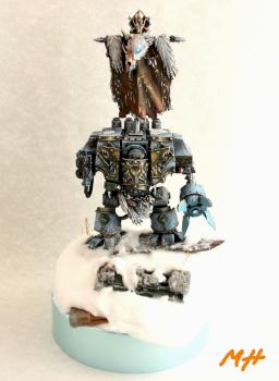 forgeworld space wolves dreadnought(better pic) by miniatureheaven