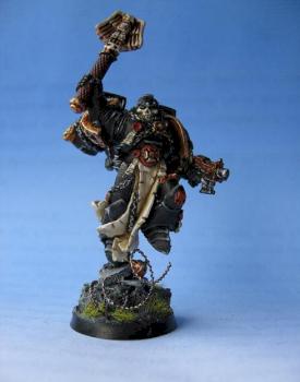 Emperors Fist Space Marine - Chaplain by fraggL