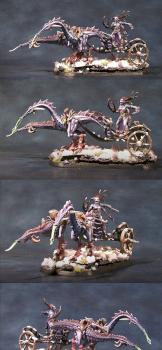 Chariot of slaanesh by Tirano Enjambre