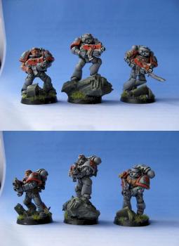Emperors Fist Tactical Space Marines by fraggL
