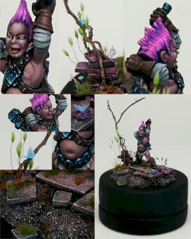 Puck - Slayer of Butterflies by KujoPainting