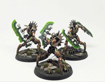 Warhammer 40K:Necron Skorpekh destroyers by Andriucha