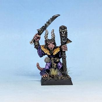 Skaven Plague Monk Champion by mistercrinders