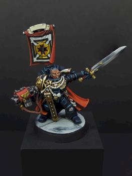 Black Templars metal captain by pawelko_paints