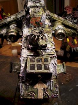 Chaos Nurgle Thunderhawk- Scratchbuilt by Craigmack378