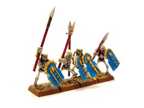 Tomb Kings Skeleton Warriors by mczolton