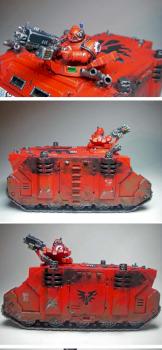 Space Marine Blood Angels rhino -repost by Wootton