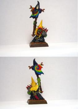 Night Goblin Shaman from Skull Pass with Tie Dye Idol by Interositor