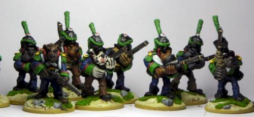 Flintloque - Chiens de Finklestein, voltigeurs de Frankfort by lionel.tiyo