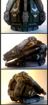 Scratchbuild Dark Angels Pod Closeup by w4yw4rd