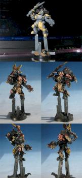 Space Marine Chaplain with Jump Pack by Liuzheng