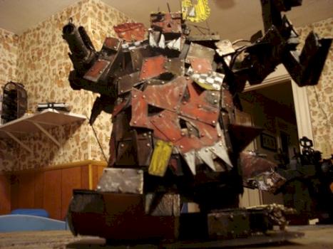 Ork Scratchbuilt Stompa. Big mek Style. by Craigmack378