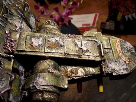 Chaos Nurgle Thunderhawk- Scratchbuilt by Craigmack378