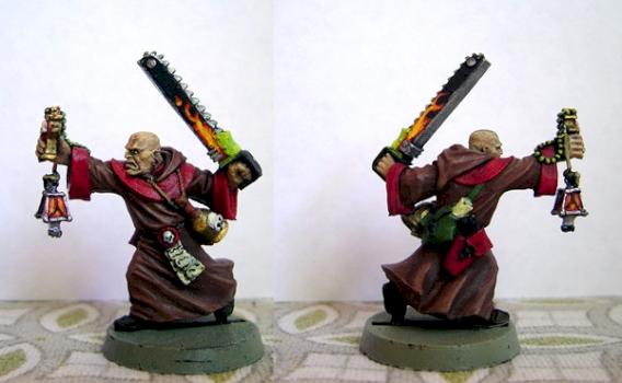 Angry Priest by boneflower