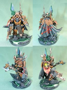 Chaos Lord in Terminator Armour by farseer oliver