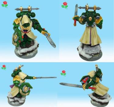 Dark Angels Space Marine Company Champion by Rose Model Art