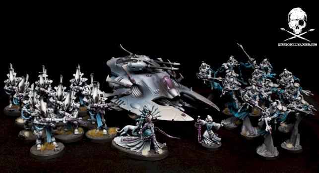 Eldar Ynnari Army by Jolly Roger Studio