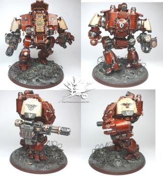 Blood Ravens - Redemptor Dreadnought by Kova