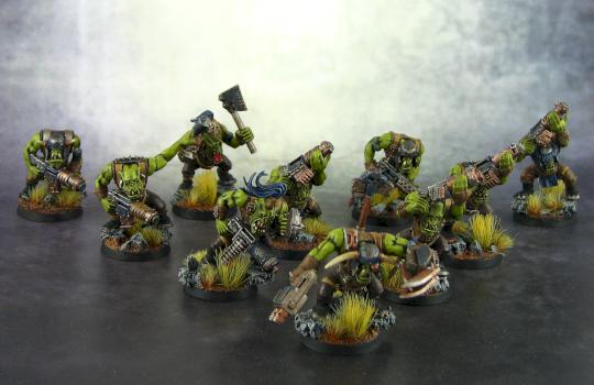 Warhammer 40k Ork Boyz by Dobroslaw