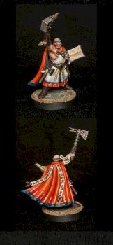 Warhammer Quest Excelsior Warpriest and Gryph-hound by Nord