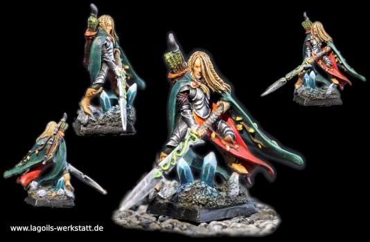 Wood Elf Highborn with Great Weapon by Lagoil