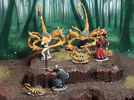 Scorpion Encounter by GoodmanPaint