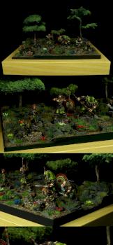 Hunter - Guild Ball diorama by Elektroschnitzel