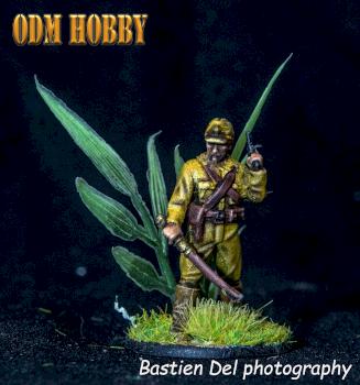 Stoessi's Heroes Bolt action 28mm alternative figure Imperial Japanese Lt Hiro Oonoda by odmhobby