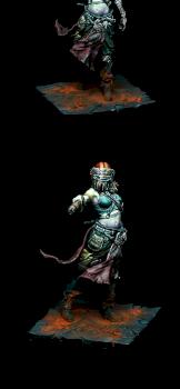 Sarah Fortune - Box Art Kimera Models by Bellerofonte Art Studio