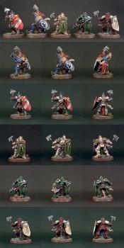 Stormcast Eternals in space marines color schemes by Holo
