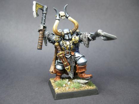 warhammer Chaos exalted champion by mikecarrero