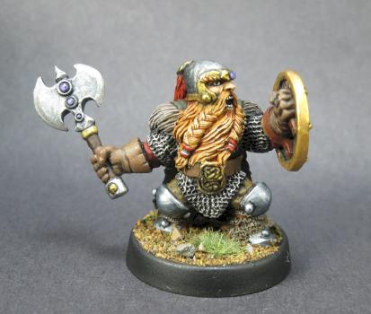14554: Kragmarr Dwarf Captain by mikecarrero