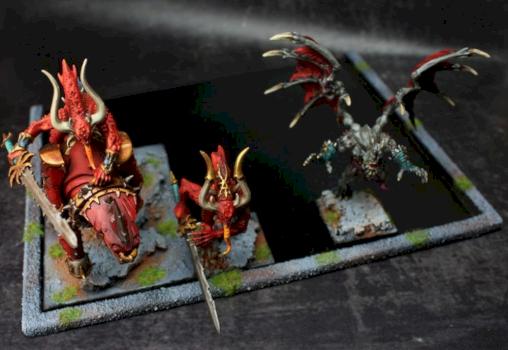 Khorne Daemons / Magnetic Movement Tray by Czopsquad
