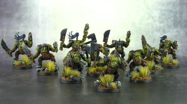 Warhammer 40k Ork Boyz by Dobroslaw