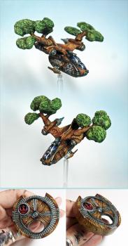 Wookie Auzituck Gunship / X-Wing Miniatures Game by rzaba