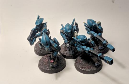 T'au Pathfinder Squad by Hunter Champion