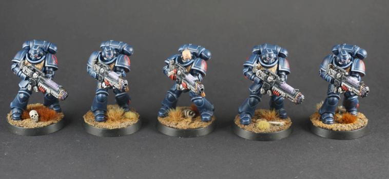 Crimson Fists Hellblasters by Lordkroaq