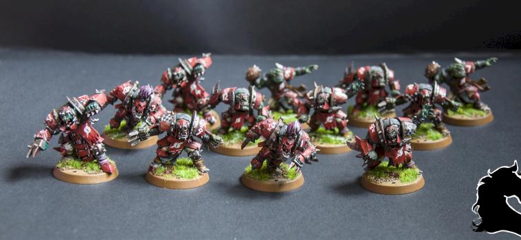 Blood Bowl Orc Team by Black Unicorn Studio