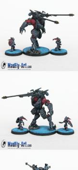 Overdron Batroids by MadFlyArtStudio